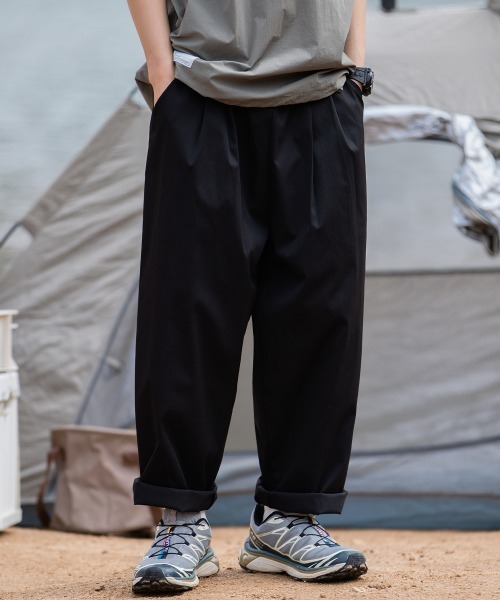 「Shoowtime」 チノパンツ MEDIUM ブラック メンズ_画像7