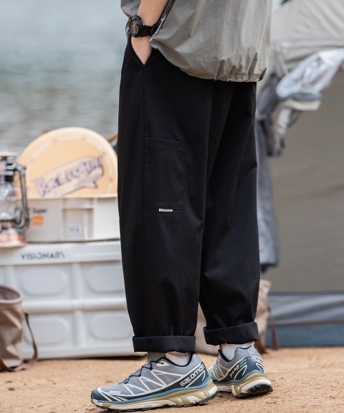 「Shoowtime」 チノパンツ MEDIUM ブラック メンズ_画像8