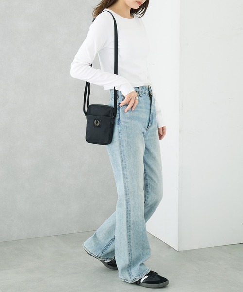 FRED PERRY ミニボストンバッグ ショルダー FRED PERRY（フレッドペリー） ショルダーバッグ 「FRED PERRY