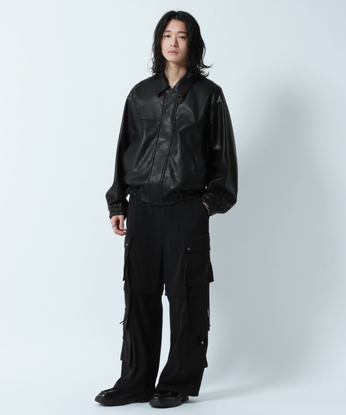 RAGEBLUE（レイジブルー） ブルゾン アウター Synthetic Leather Short