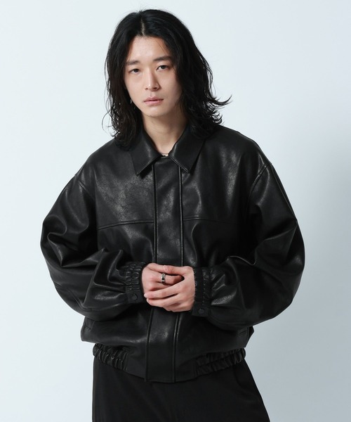 RAGEBLUE（レイジブルー） ブルゾン アウター Synthetic Leather Short