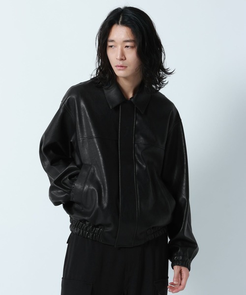 RAGEBLUE（レイジブルー） ブルゾン アウター Synthetic Leather Short