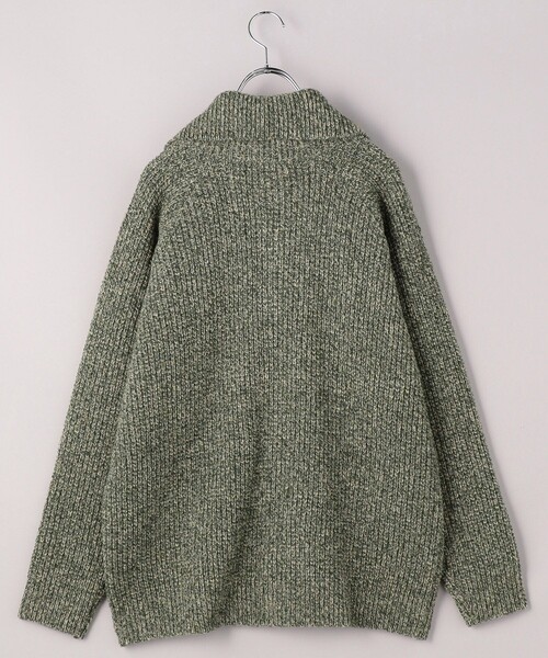 「BASISBROEK」 ニットカーディガン 1 オリーブ メンズ_画像2