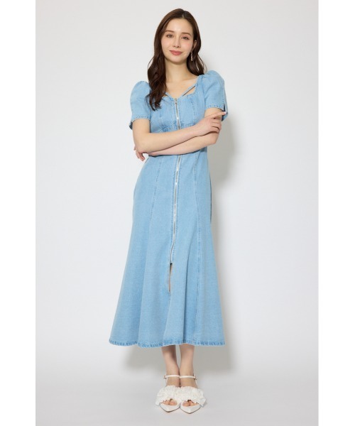 【百恵☆】rienda新品未使用　【タグなし】ロングワンピース rienda（リエンダ） ワンピース 「SNSで話題・森香澄さん着用