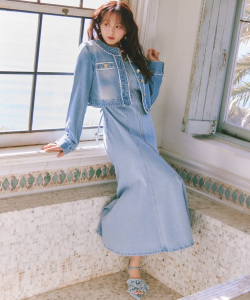 rienda（リエンダ） ワンピース 「SNSで話題・森香澄さん着用