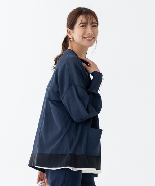 「Sono」 ニットカーディガン F ブラック レディース_画像8