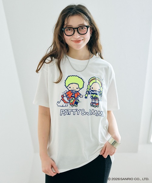 結*衣様 非売品　未使用　未開封　平和レトロ ギンシャリさん マスコット　生茶パ sanrio（サンリオ） tシャツ 「sanrio characters」パティ＆ジミー