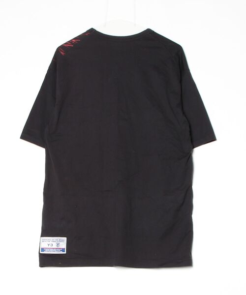 「Y-3」 7分袖Tシャツ「adidasコラボ」 X-SMALL ブラック メンズの画像