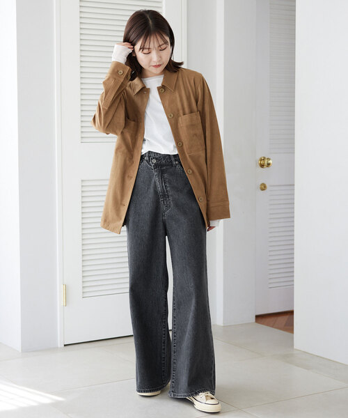 「SLOBE IENA」 デニムパンツ 38 ブラック レディースの画像