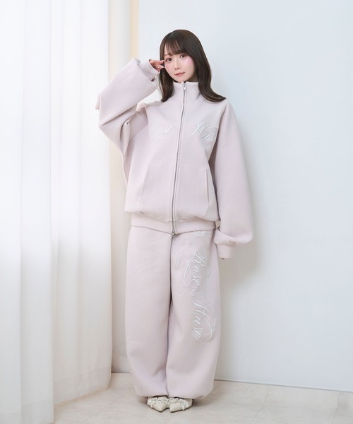 Rose Muse（ロゼミューズ） スウェットパンツ ジャージ Embroidery