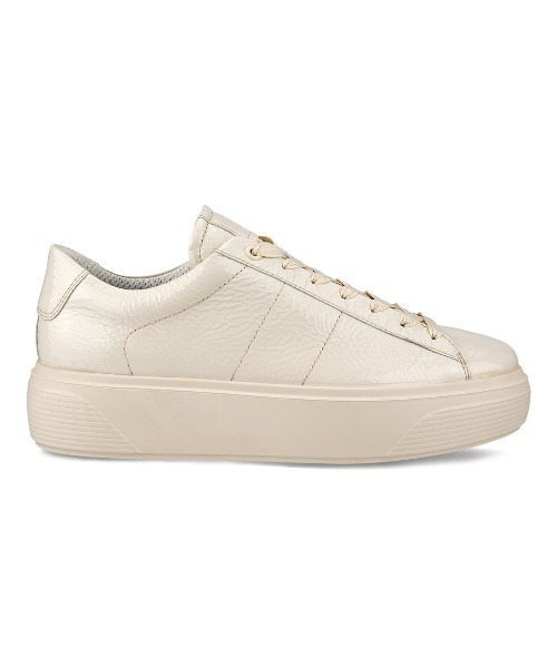 「ECCO」 ローカットスニーカー 38 ストーン レディース_画像6