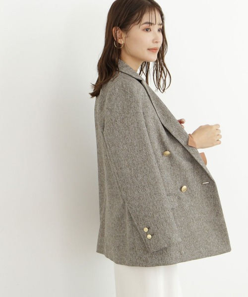 「NATURAL BEAUTY BASIC」 テーラードジャケット SMALL ブラウン系その他 レディースの画像