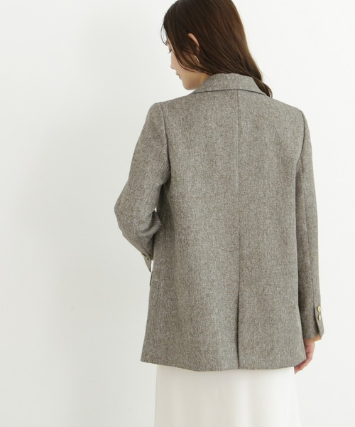 「NATURAL BEAUTY BASIC」 テーラードジャケット SMALL ブラウン系その他 レディースの画像