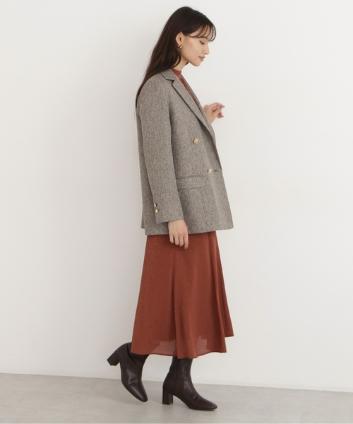 「NATURAL BEAUTY BASIC」 テーラードジャケット SMALL ブラウン系その他 レディースの画像