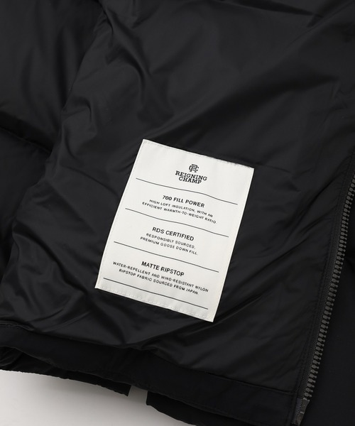 ダウンジャケット ダウン REIGNING CHAMP MATTE RIPSTOP FRANCHISE HOODED DN JK RC-4293の画像