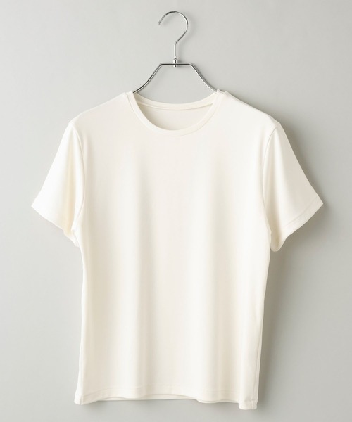 tシャツ 「理想のシンプルT」サンドウォッシュフライスTシャツ レディースの画像