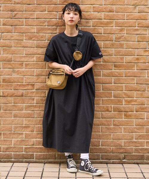 FREAK'S STORE（フリークスストア） 「champion」半袖ワンピース フリ