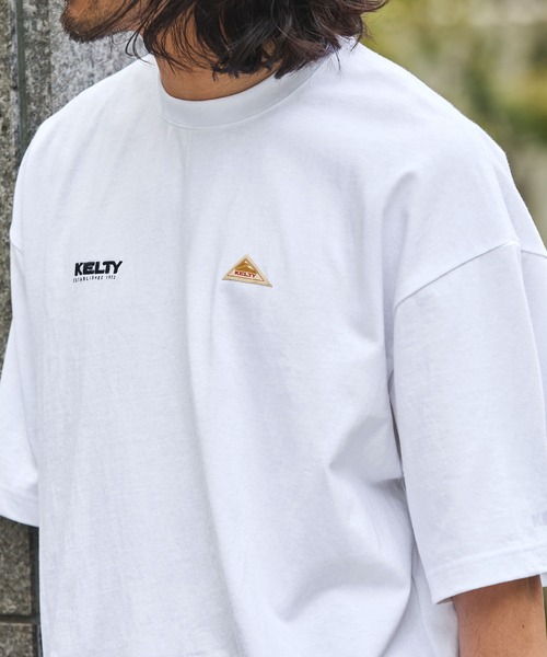 「KELTY」 半袖Tシャツ L チャコール レディース_画像8