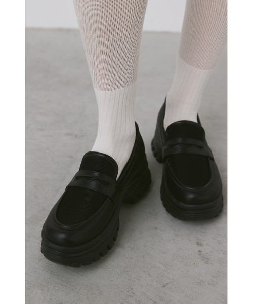 「un/neu」 シューズ SMALL ブラック レディース_画像4
