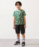 tシャツ ファニーゴリラカモ総柄 半袖Tシャツ...の詳細画像2