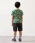 tシャツ ファニーゴリラカモ総柄 半袖Tシャツ...の詳細画像3