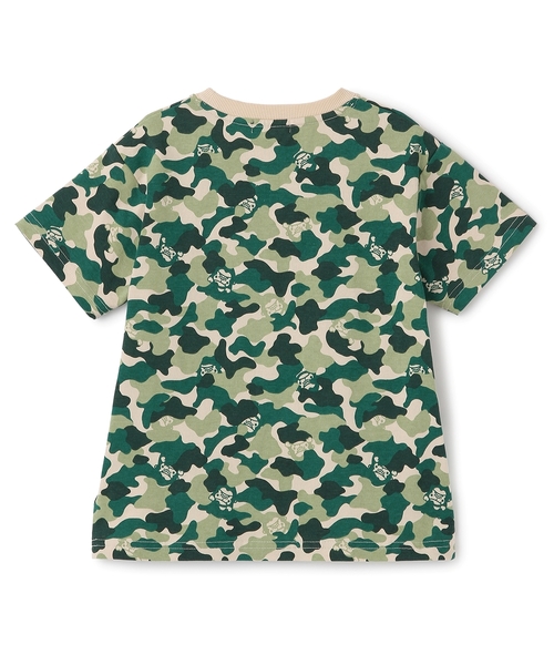 tシャツ ファニーゴリラカモ総柄 半袖Tシャツ キッズ 子供服 男の子の画像