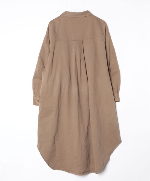 「loaf」 シャツワンピース ONE SIZE ベージュ レディース_画像2