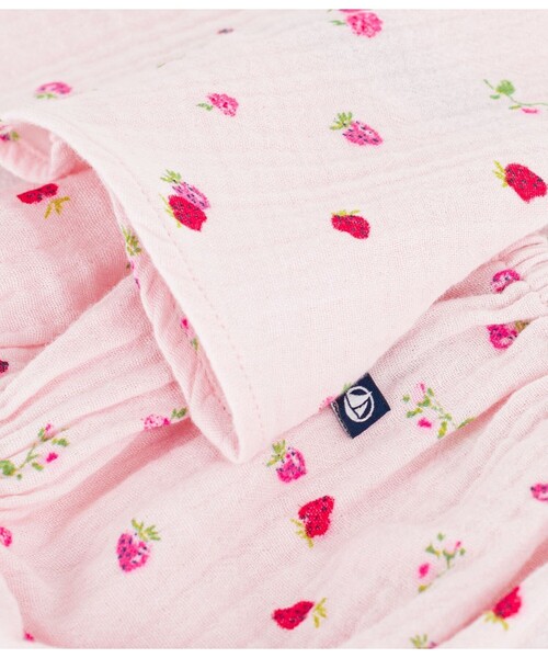 PETIT BATEAU（プチバトー） ワンピース ダブルガーゼワンピース