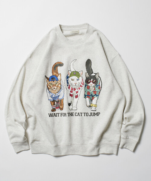 「FREAK'S STORE」 スウェットカットソー SMALL グレー メンズ_画像2