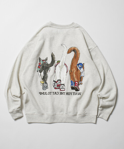 「FREAK'S STORE」 スウェットカットソー SMALL グレー メンズ_画像9