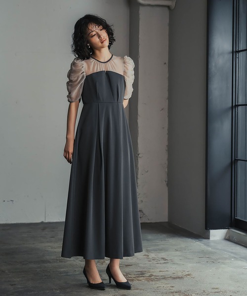 GIRL DRESS FOR NOW 「GIRL」 ドッキングワンピース 2L