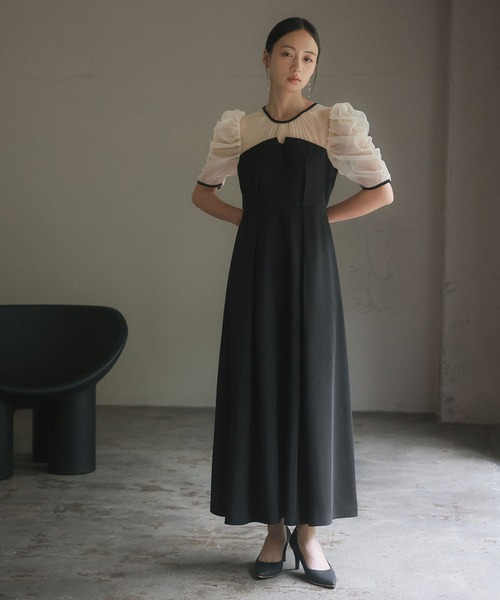 GIRL DRESS FOR NOW 「GIRL」 ドッキングワンピース 2L