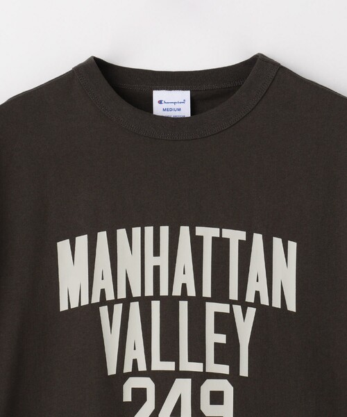 「FREAK'S STORE」 「champion」半袖Tシャツ LARGE オフホワイト レディース_画像8