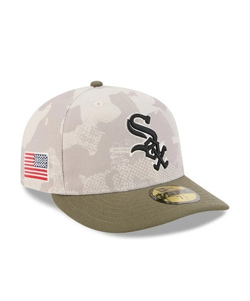 ホワイトソックス　 ニューエラ　59fiftyクロスパッチカスタム NEW ERA（ニューエラ） キャップ 帽子 ニューエラ「NEW ERA」- シカゴ