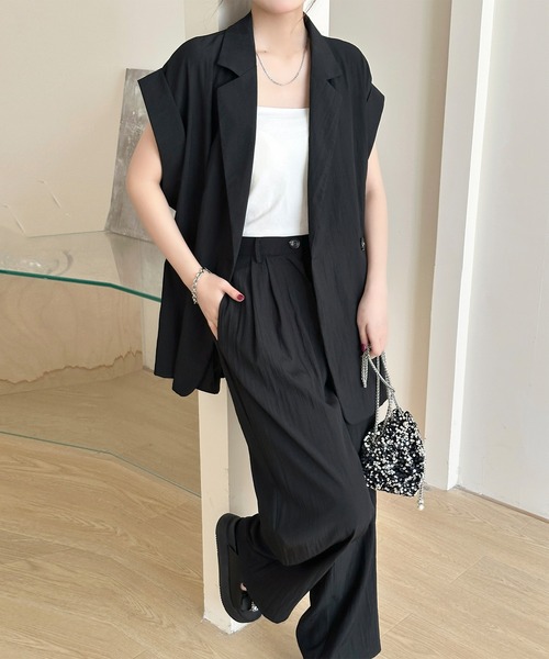 DAY CLOSET セットアップ 「セットアップ対応/体型カバー」きれいめ