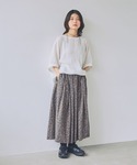 リネンシャツ ブラウス シャツ リネンリブ付き...の詳細画像3