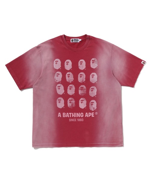 A BATHING APE（アベイシングエイプ） tシャツ BLEECHED MULTI APE