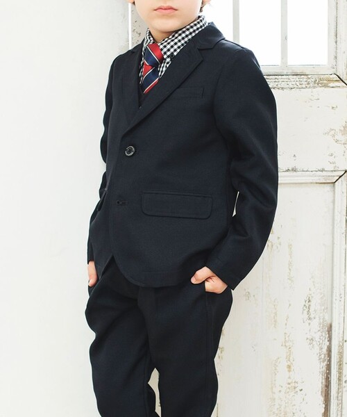 「branshes」 「KIDS」テーラードジャケット 110 グレー キッズ_画像3