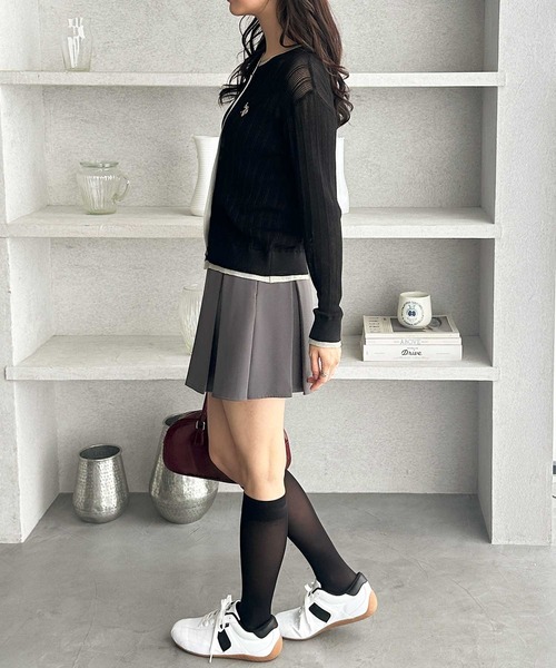 「U.S. POLO ASSN.」 ニットカーディガン X-LARGE グレー レディース_画像4