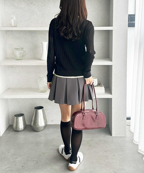 「U.S. POLO ASSN.」 ニットカーディガン X-LARGE グレー レディース_画像5