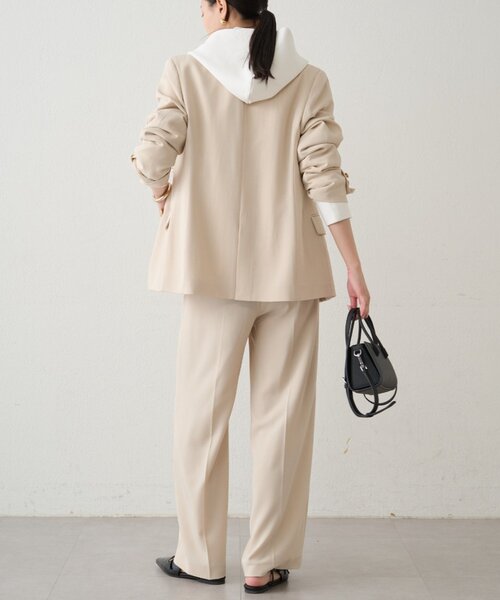 「LOUNGEDRESS」 ジップアップパーカー FREE オフホワイト レディース_画像7