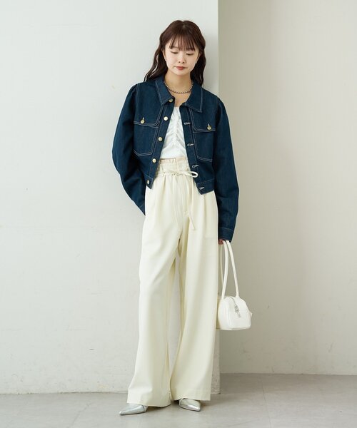 「mystic」 スラックス 1 グレー レディース_画像7