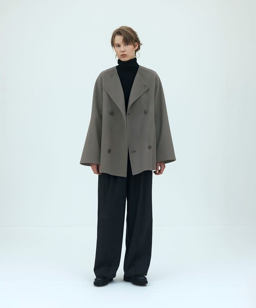 GALERIE VIE（ギャルリー ヴィー） ノーカラーコート コート 「WEB先行