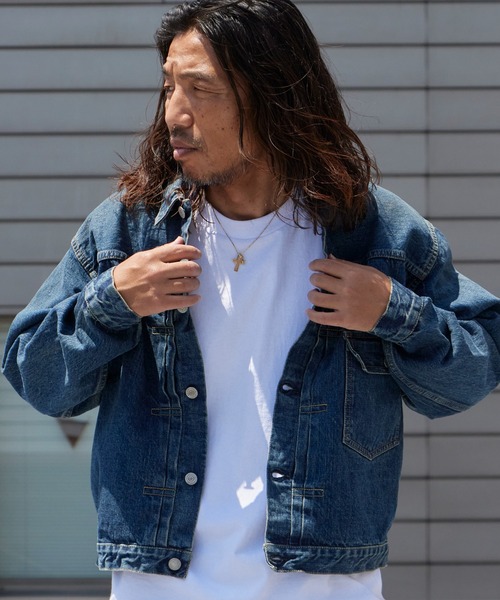 デニムジャケット gジャン メンズ レディースの画像