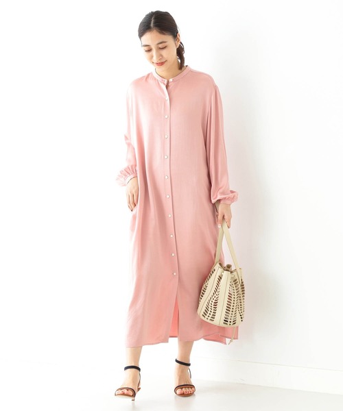 最高の ワンピース シャツワンピース Demi Luxe Beams サテン シャツワンピース Zozotown Paypayモール店 通販 Paypayモール 数量限定 Www Doctor Plan Com