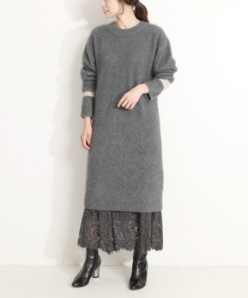 ワンピース Room No 8 ルームエイト Raccoon Full Cardigan ニットワンピース Zozotown Paypayモール店 通販 Paypayモール