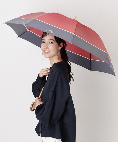 POLO RALPH LAUREN（ポロ・ラルフローレン） 傘 長傘 雨傘 ”バイカラー