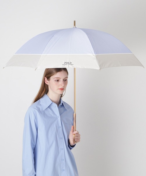 POLO RALPH LAUREN（ポロ・ラルフローレン） 傘 長傘 雨傘 ”バイカラー