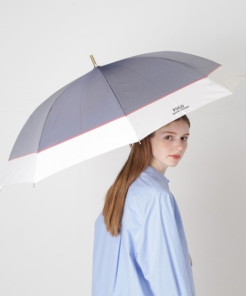 POLO RALPH LAUREN（ポロ・ラルフローレン） 傘 長傘 雨傘 ”バイカラー