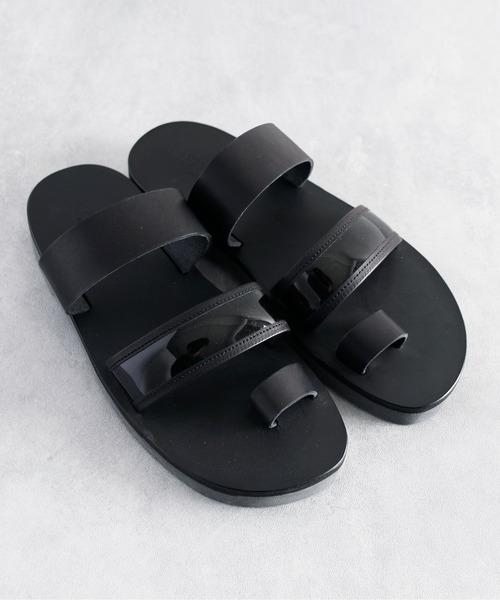 人気超激安 サンダル / PU2 ZOZOTOWN PayPayモール店 - 通販 - PayPayモール PADRONE パドローネ / COMBINATION STRAP SANDAL コンビネーションストラップレザートングサンダル 最安値国産